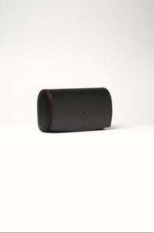 Écrin Duo – Rouleau à 2 montres en cuir  – Cerise
