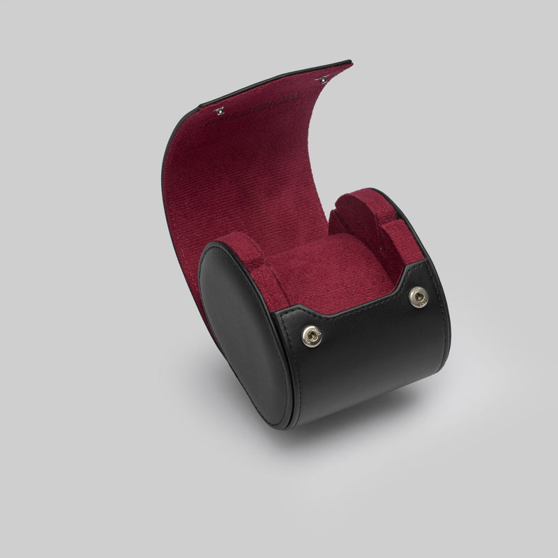 Écrin Solo – Rouleau à 1 montre en cuir – Cerise